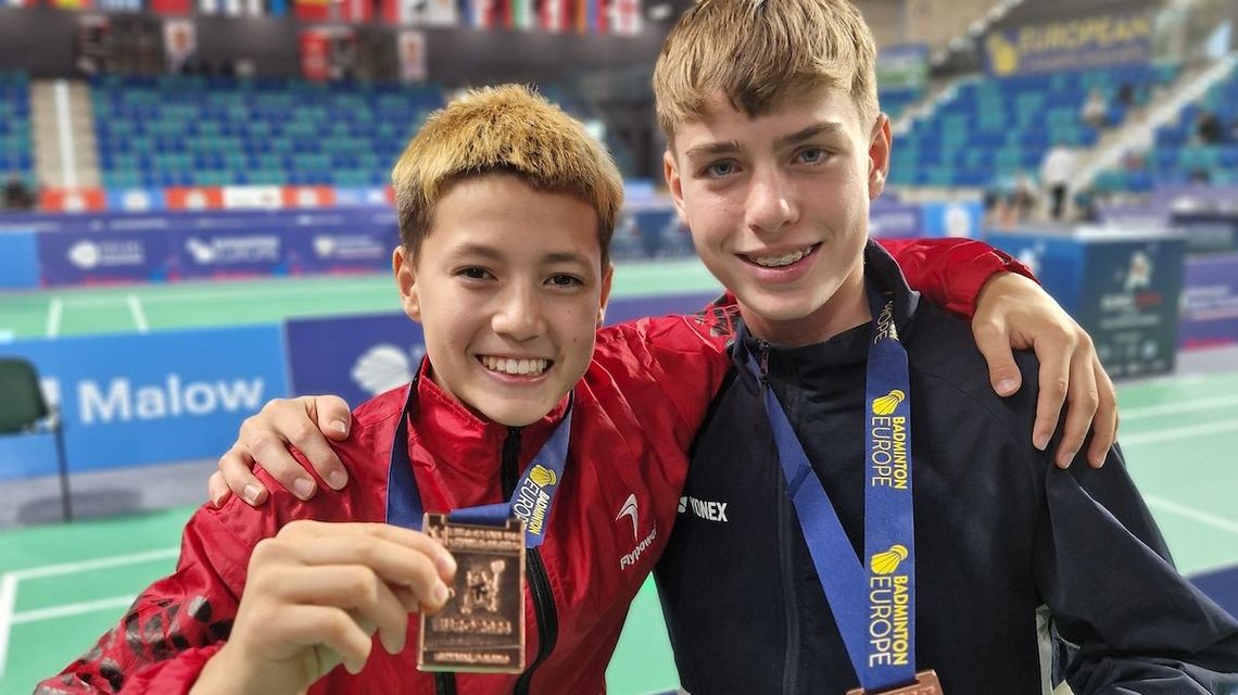 Jannes Ernst vom BC Tempelhof gewinnt Bronzemedaille bei der Europameisterschaft U15